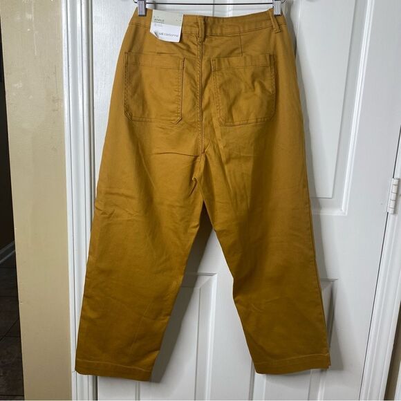 NWT Liz Claiborne Kemmerer Gold Classic Ankle Pants Size 10 Casual Stretch Cute! - Picture 3 of 9